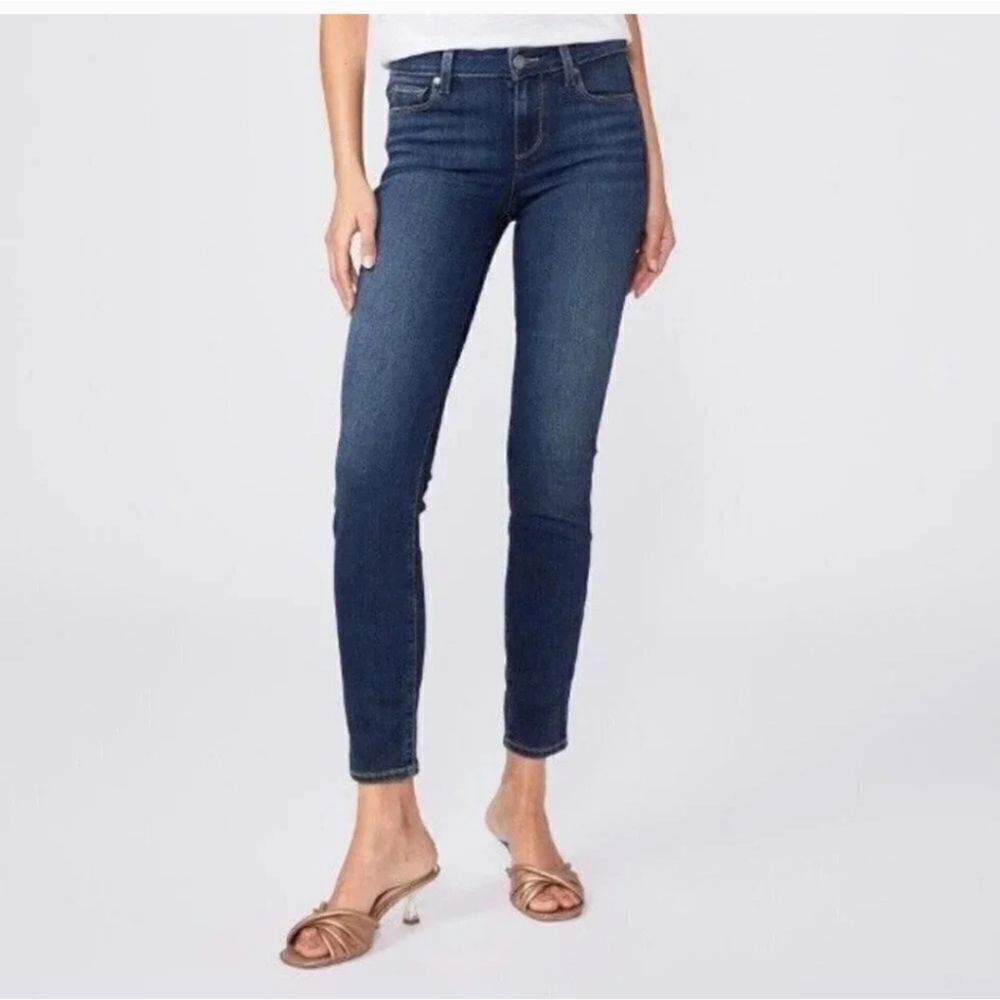 2/$60 Paige Verdugo ankle skinny jeans size 24
